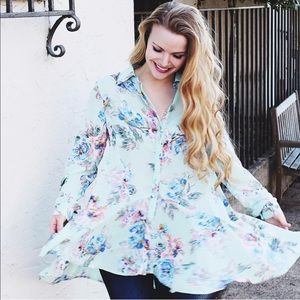 Floral tunic